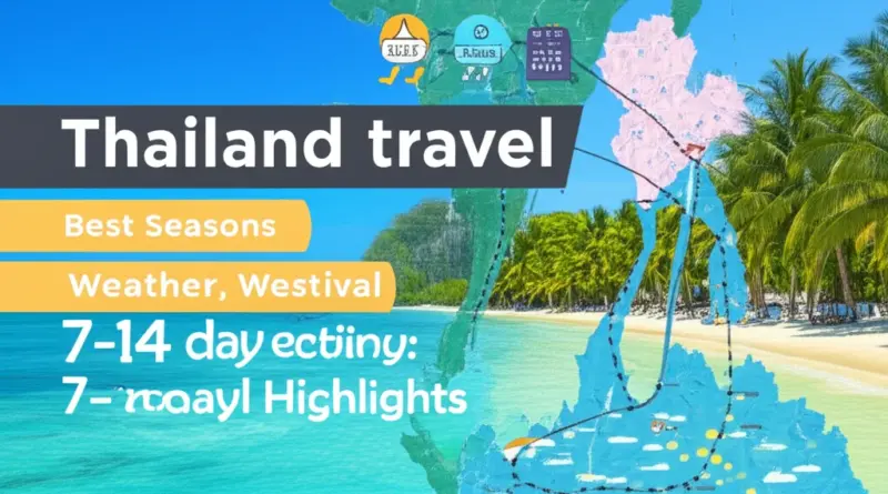 Best time to visit Thailand and how to plan your itinerary for 7–14 days (weather, festivals, region-by-region highlights)