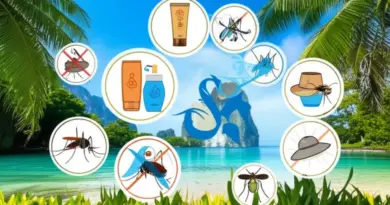 Common illnesses and how to prevent them in Thailand: food and water safety, mosquito-borne diseases (dengue, malaria, Zika), and sun-related issues