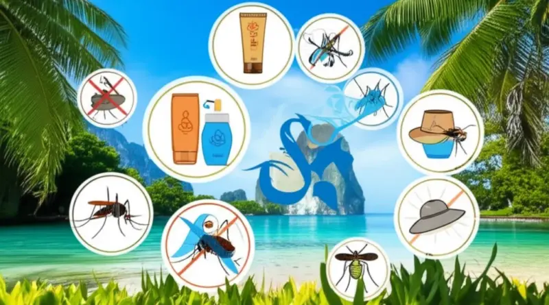 Common illnesses and how to prevent them in Thailand: food and water safety, mosquito-borne diseases (dengue, malaria, Zika), and sun-related issues