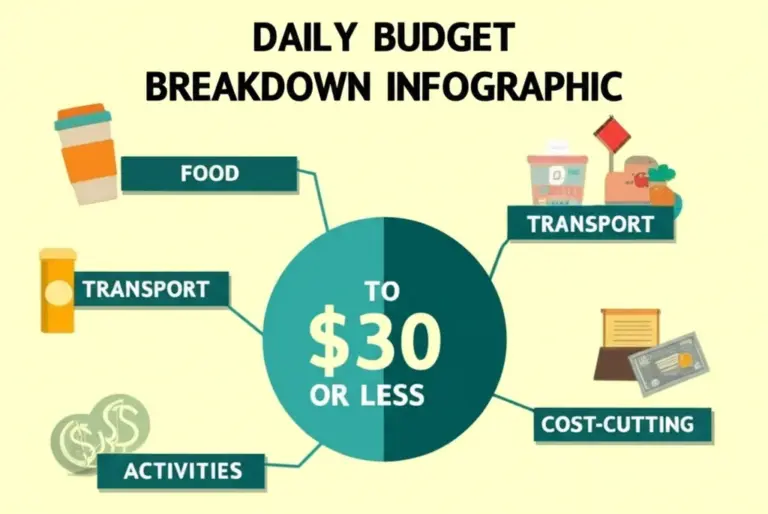 Daily Budget Breakdown: Food, Transport, Activities, and How to Cut Costs to  or Less