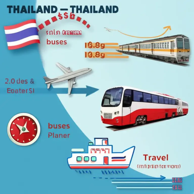 How to Choose the Best Transport Mode in Thailand: Comparing Trains, Buses, Planes, and Boats for Cost, Comfort, and Time