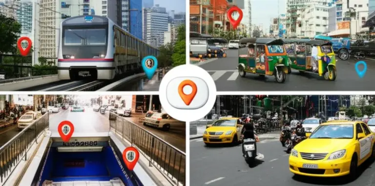 Navigating Cities: Bangkok and Chiang Mai Local Transport–Skytrain, MRT, Taxis, Tuk-tuks, Motorbike Taxis, and Ride-Hailing Apps
