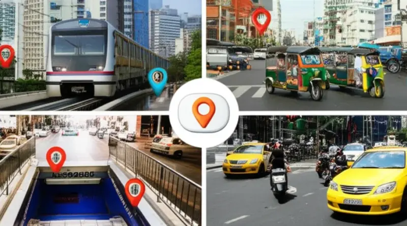 Navigating Cities: Bangkok and Chiang Mai Local Transport–Skytrain, MRT, Taxis, Tuk-tuks, Motorbike Taxis, and Ride-Hailing Apps