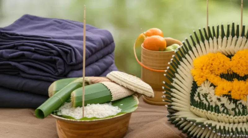 Preparing respectfully: dress code, etiquette, and what to bring for morning alms giving and evening krathong ceremonies