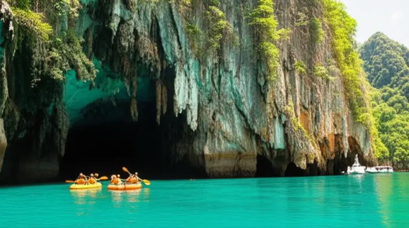 Caving and River Adventure Itineraries and Multi-Day Trips — Sample itineraries (day trips to 3–5 day excursions), combining sea cave kayaking, inland cave hikes, river rafting, and overnight stays in Phang Nga and Kanchanaburi