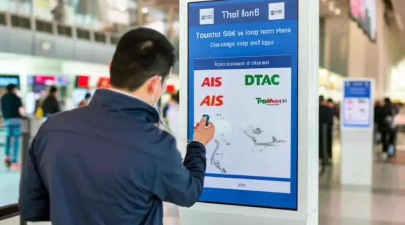 Choosing the Right SIM Card in Thailand: Tourist SIMs vs. Long-term Plans, Coverage, and Providers (AIS, TrueMove H, DTAC)