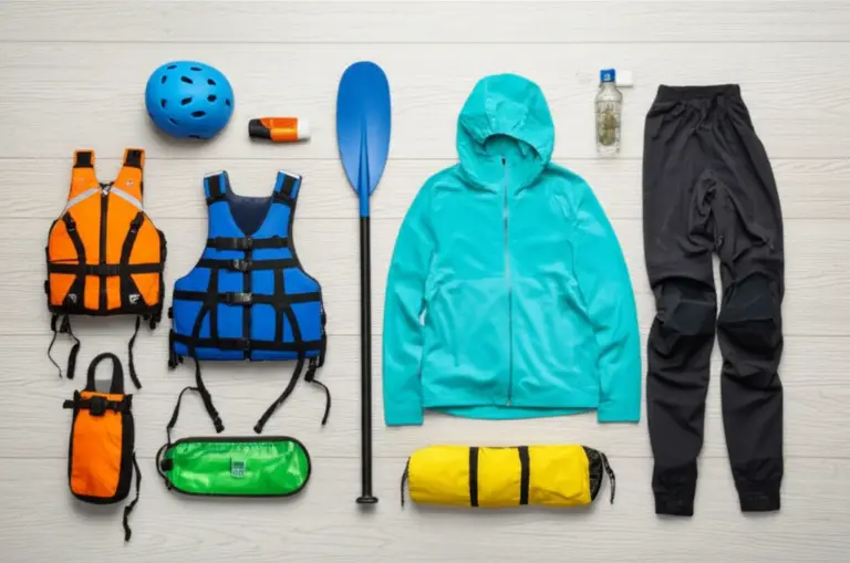 How to choose the right kayaking gear, safety equipment, and clothing for comfort and risk reduction
