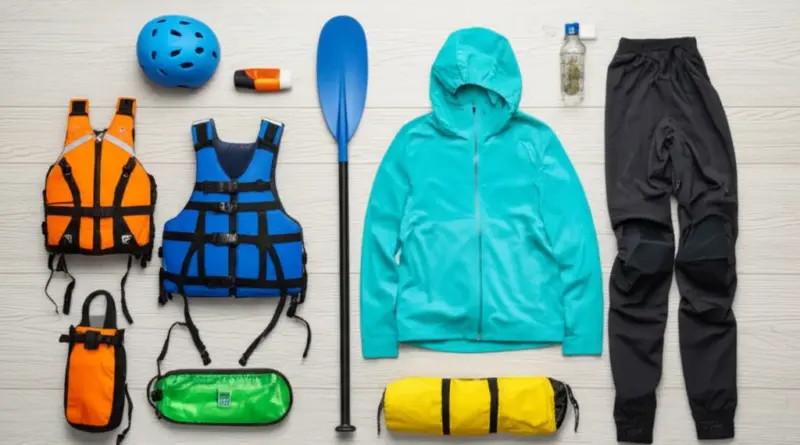 How to choose the right kayaking gear, safety equipment, and clothing for comfort and risk reduction