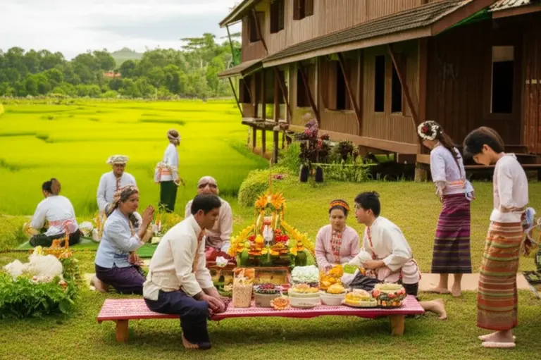 Local customs, food, and community life you’ll encounter: etiquette, traditional ceremonies, homestay norms, and authentic Northern Thai dishes tied to rice culture