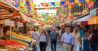 Local experiences & food guide: Markets, festivals, local dishes, and recommended restaurants or street-food stops by area
