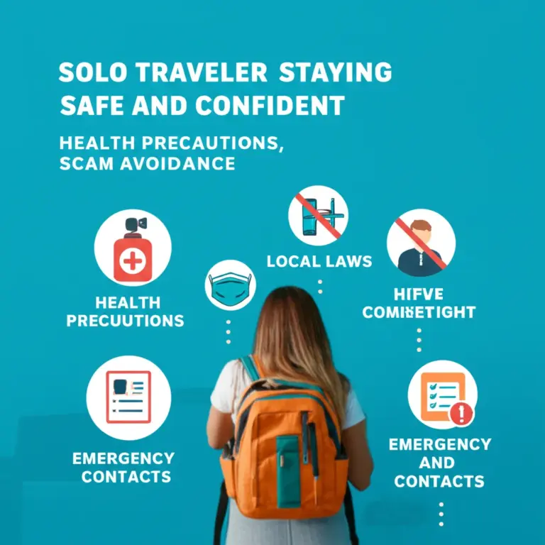 Staying Safe and Confident Alone: Health Precautions, Local Laws, Scams to Avoid, and Emergency Contacts