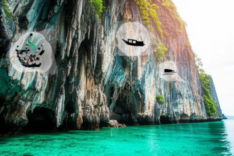 Top climbing sectors and routes at Railay — detailed breakdown of Phra Nang, Tonsai, and West Railay with difficulty, approach, and route highlights