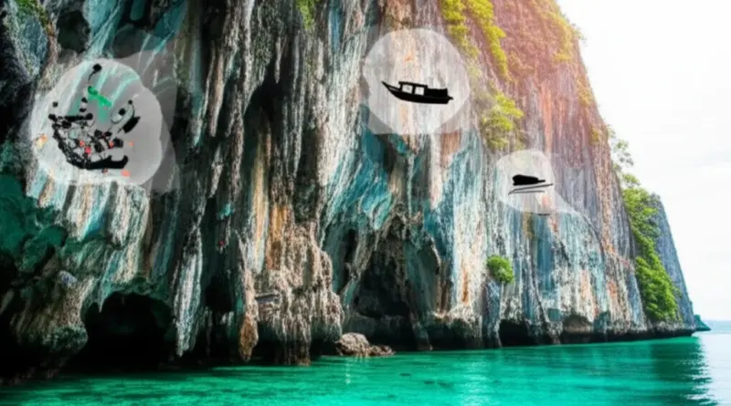Top climbing sectors and routes at Railay — detailed breakdown of Phra Nang, Tonsai, and West Railay with difficulty, approach, and route highlights