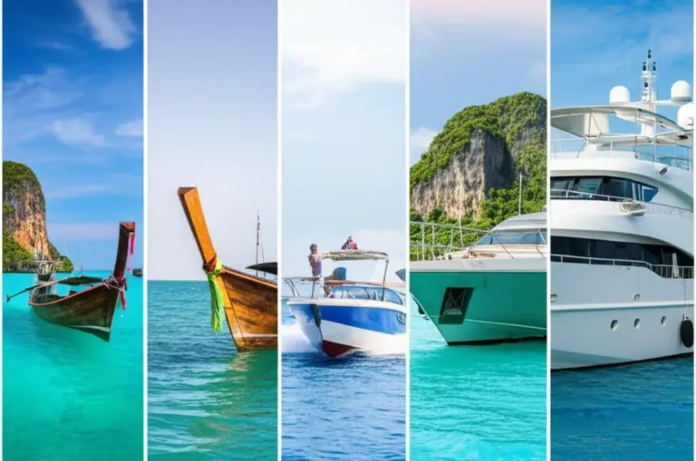 Types of boat tours explained: longtail boats, speedboats, overnight liveaboards, and luxury yachts — pros, cons, and typical itineraries