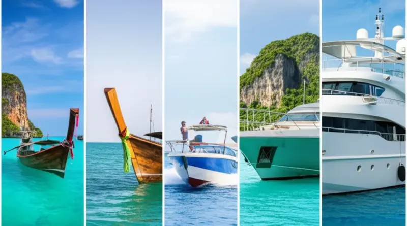 Types of boat tours explained: longtail boats, speedboats, overnight liveaboards, and luxury yachts — pros, cons, and typical itineraries