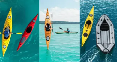 What is kayaking and which types of kayaks are best for different activities and water conditions?