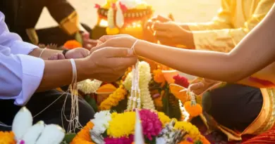 What is the cultural and spiritual meaning behind Baci-like blessings in Isaan and who participates in these ceremonies?