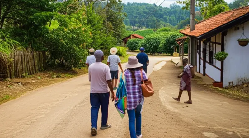 What to do during your stay: slow-living activities, guided village tours, coffee farm visits, cooking classes, and responsible tourism experiences