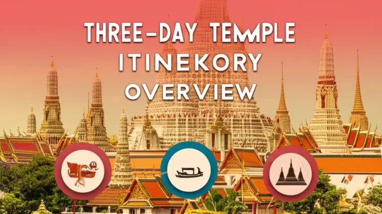 Best route overview for a 3-day Bangkok temple itinerary: how to plan days by neighborhood and transport