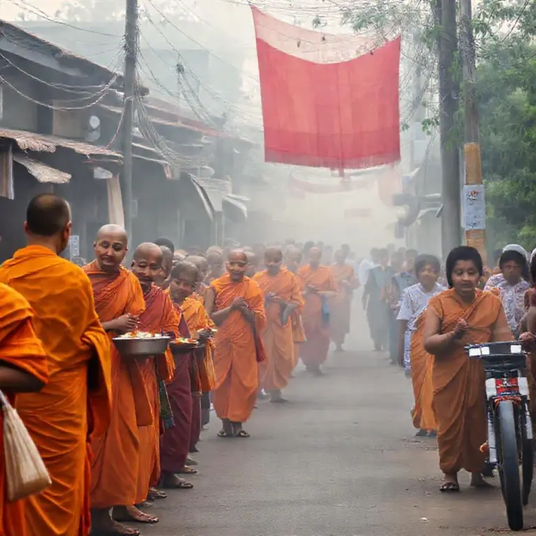 Join morning alms-giving in Chiang Rai with the local community: Complete guide for first-timers and cultural respect