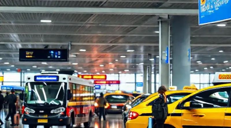 Key survival phrases for arrivals and transportation: airports, taxis, buses, and polite directions