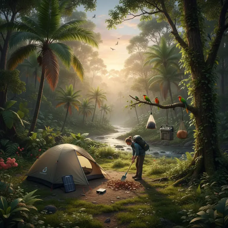 Low-Impact Camping Techniques: Leave No Trace Gear, Campsite Selection, and Safe Food Storage in Tropical Forests