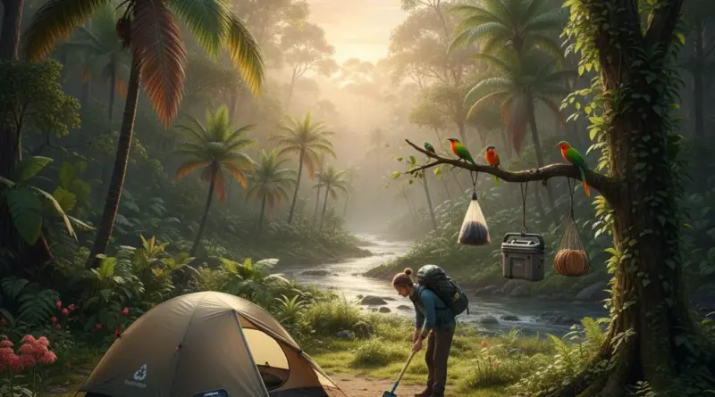 Low-Impact Camping Techniques: Leave No Trace Gear, Campsite Selection, and Safe Food Storage in Tropical Forests