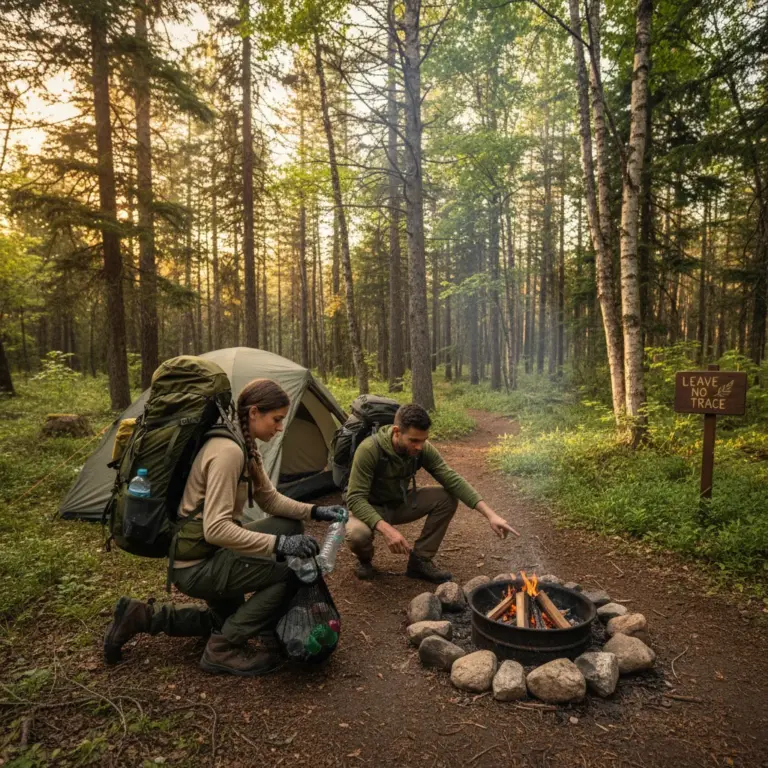 On-Trail Practices: How to Hike Sustainably — Trail Etiquette, Waste Management, and Minimizing Campfire Impact