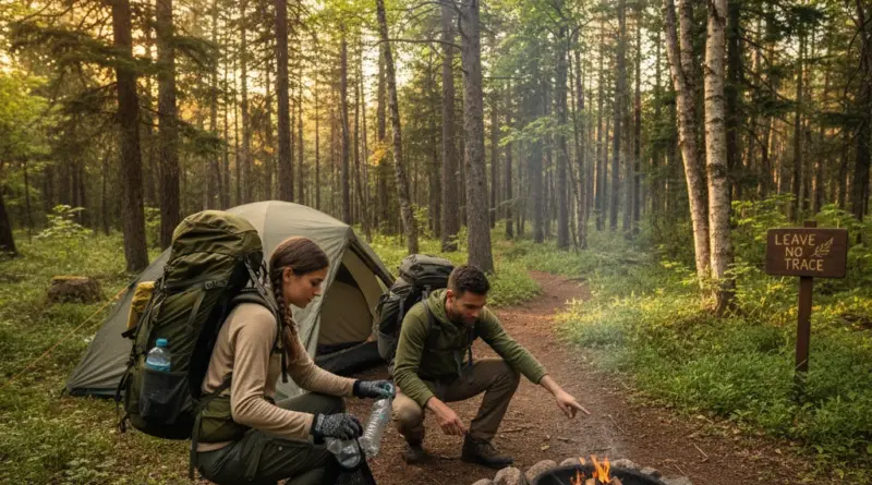 On-Trail Practices: How to Hike Sustainably — Trail Etiquette, Waste Management, and Minimizing Campfire Impact