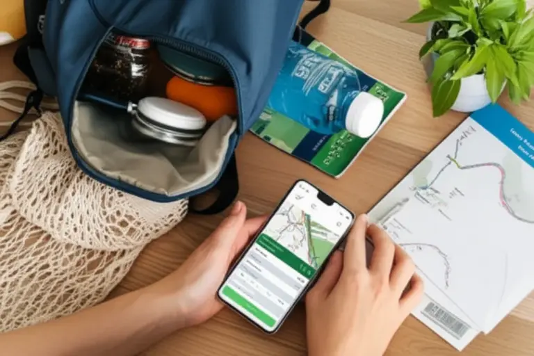 Planning your eco-friendly day trip: timetables, ticket tips, packing light, and sustainable local transport options