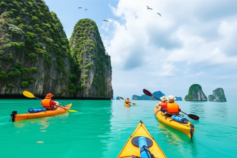 Safety, equipment, and eco-conscious practices for sea kayaking in Phang Nga Bay — tides, weather, wildlife, and how to kayak responsibly