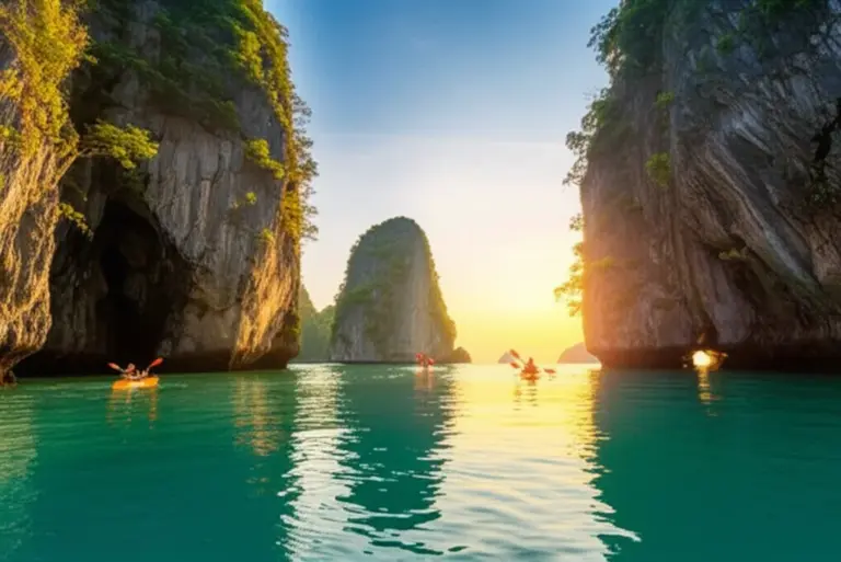Sea kayaking in Phang Nga Bay: A Complete Guide to Exploring Sea Caves and the Hong Islands