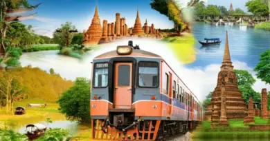 Top low-carbon destinations reachable by train: routes, travel times, and what to see (Ayutthaya, Kanchanaburi, Amphawa, Lopburi)