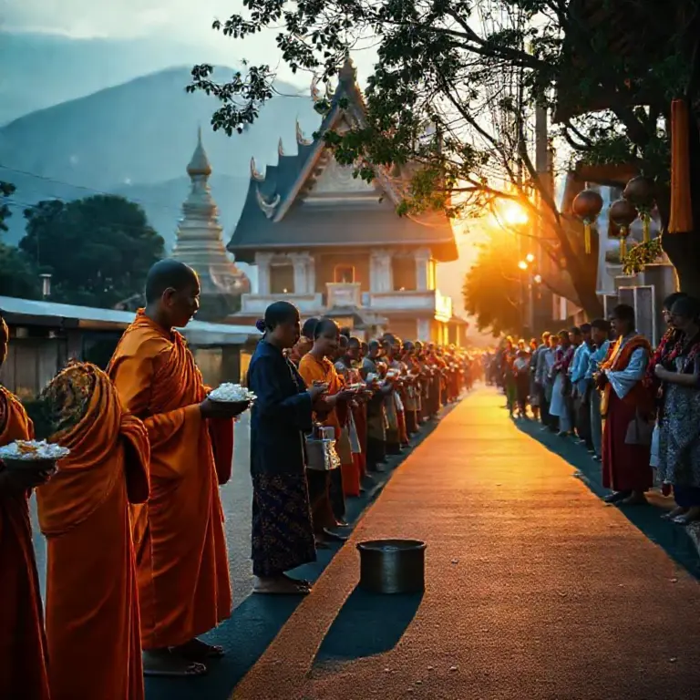 What to expect at a Chiang Rai morning alms-giving ceremony — schedule, rituals, and local etiquette for visitors