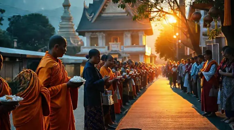 What to expect at a Chiang Rai morning alms-giving ceremony — schedule, rituals, and local etiquette for visitors