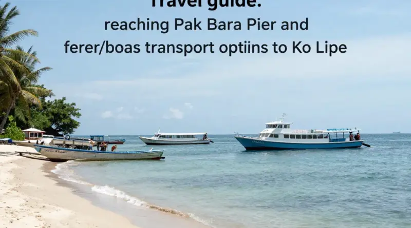 Best Time to Go, How to Get to Pak Bara Pier, and Transportation Options to Ko Lipe