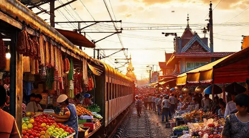 Day 1 — Maeklong Railway Market & nearby attractions: what to see, where to eat, local tips, and timing to catch the train market show