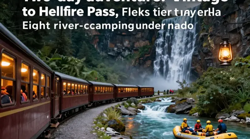 Day-by-Day 2‑Day/1‑Night Itinerary: Train to Hellfire Pass, Erawan Waterfall Hikes, and Overnight River Raft Experience