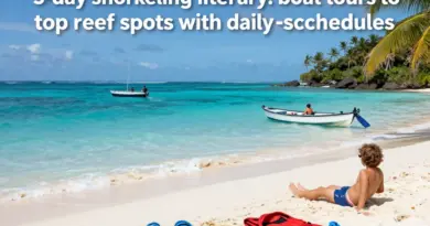 Day-by-Day 3-Day Snorkeling Itinerary: Boat Tours, Top Snorkel Spots, and Sample Schedules