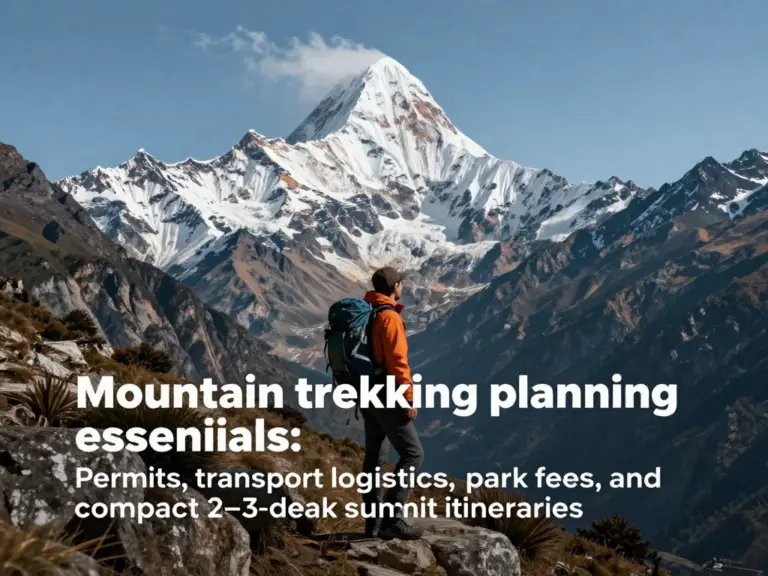 How to Plan Your Trek — Permits, Transport, Park Fees, and Ideal 2–3 Day Itineraries to Reach the Summit