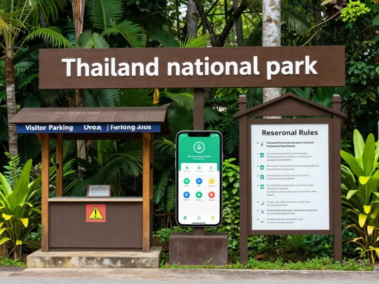 How to check availability, park rules, and the online/onsite reservation systems for Thailand’s national parks