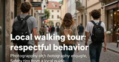 How to prepare for the walk: local guide tips, respectful behavior, photography etiquette, and safety