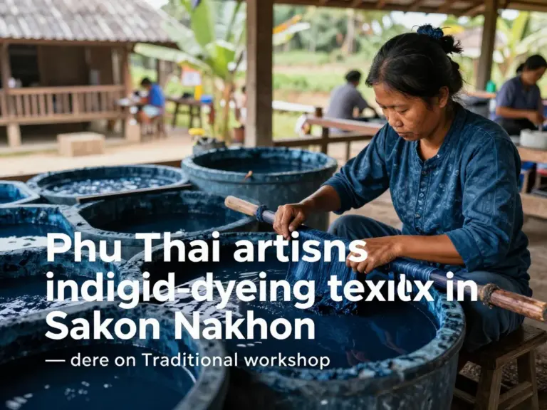 Indigo dyeing with Phu Thai artisans in Sakon Nakhon: A hands-on cultural experience and sustainable textile tradition