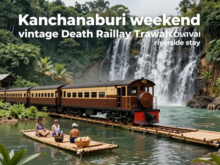 Kanchanaburi Weekend Itinerary: Explore the Death Railway, Erawan Falls, and a River-Raft Stay
