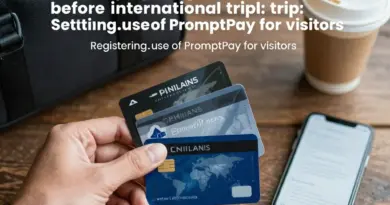 Preparing Before You Travel: Setting up international cards, using PromptPay (can visitors register?), and e-wallet alternatives