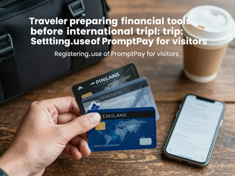 Preparing Before You Travel: Setting up international cards, using PromptPay (can visitors register?), and e-wallet alternatives