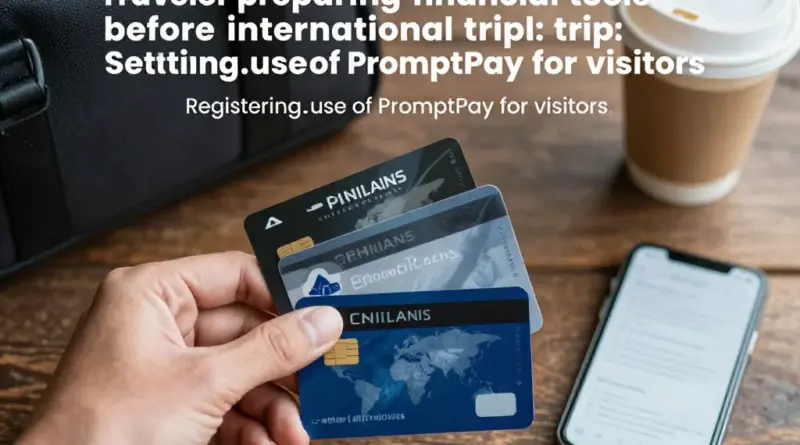 Preparing Before You Travel: Setting up international cards, using PromptPay (can visitors register?), and e-wallet alternatives