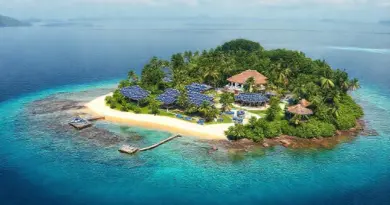 Renewable energy solutions powering island resorts — solar PV, battery storage, microgrids, and hybrid systems adapted to Koh Kood