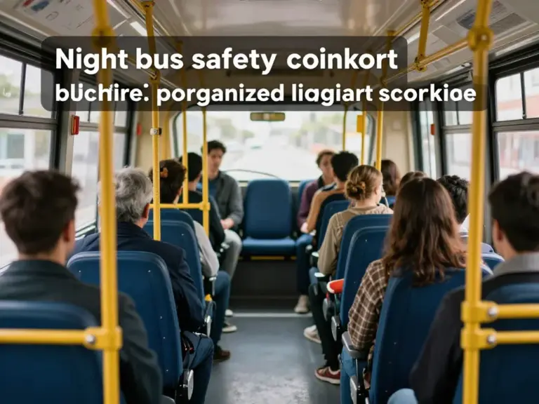 Safety and Comfort Checklist for Night Buses: personal security, luggage storage, health tips, and what to do in emergencies