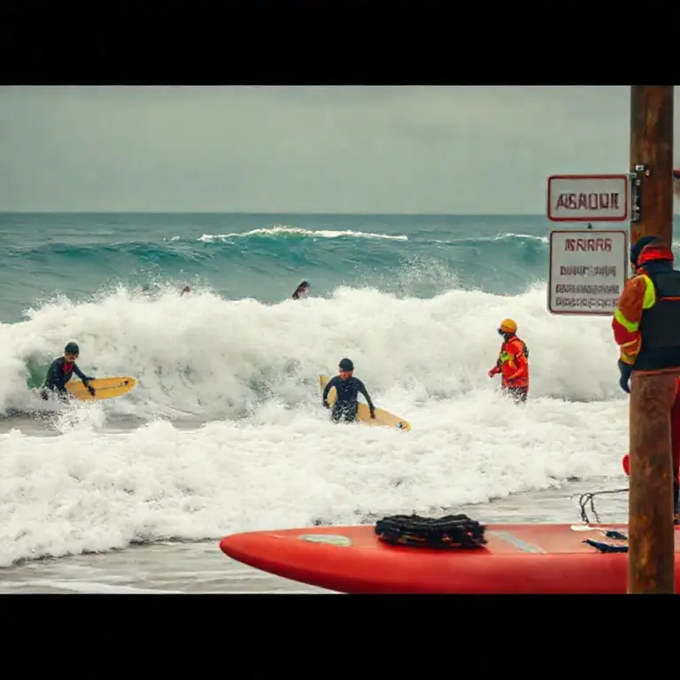 Safety and weather considerations during monsoon surfing: swell behavior, rip currents, wetsuits, cancellation policies, and emergency procedures